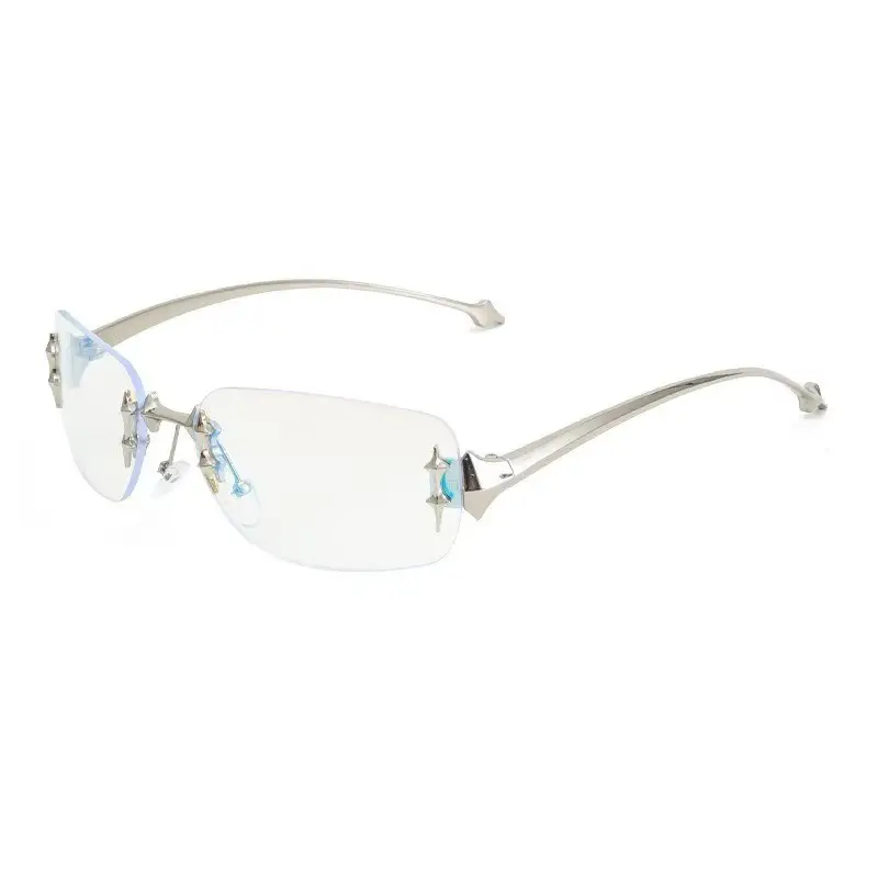 Rimless Sunglasses for Women, High-End Small Frame, Cross-Border Trendy Design - Image 8