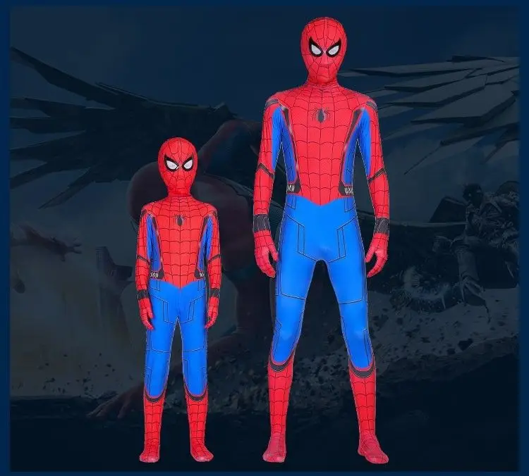 Spider-Man Kidsren's One-Piece Bodysuit Boy Toy Set Iron Miles Cos Costume Role-Playing Long-Sleeved — feature 11