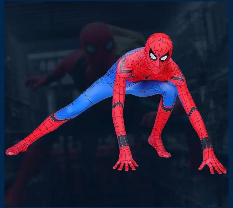 Spider-Man Kidsren's One-Piece Bodysuit Boy Toy Set Iron Miles Cos Costume Role-Playing Long-Sleeved — feature 13