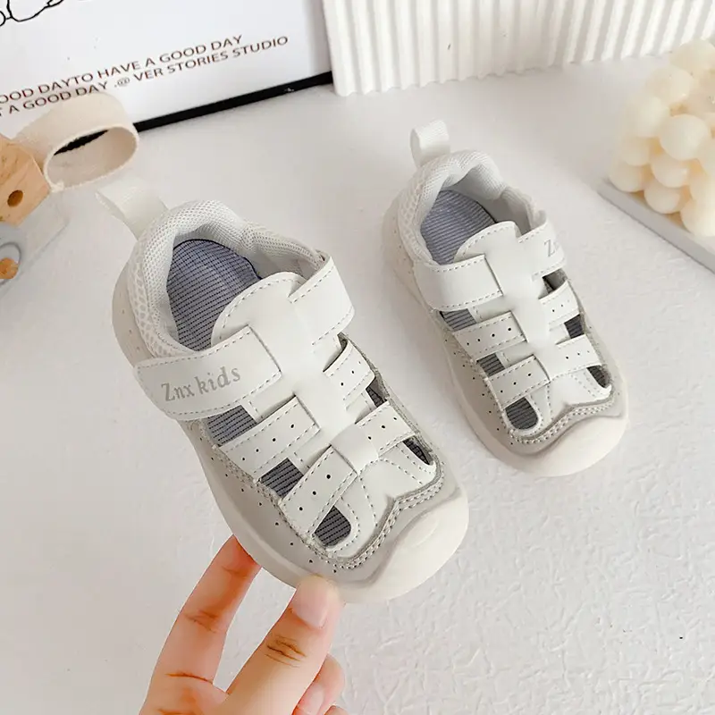 Pink Mesh Toddler Sandals for Girls Summer Wear