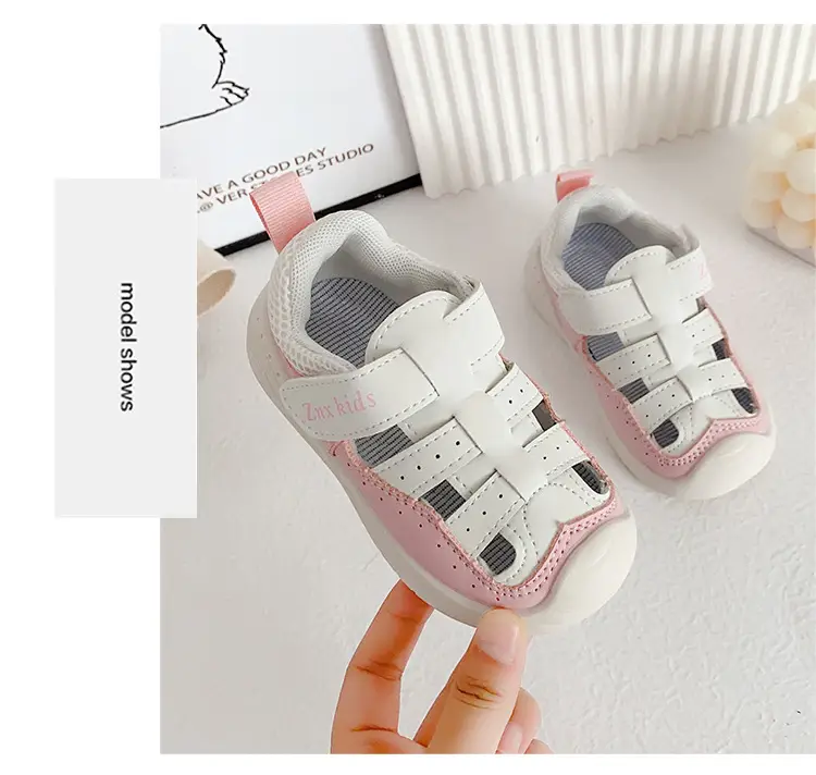 Pink Mesh Toddler Sandals for Girls Summer Wear — feature 20