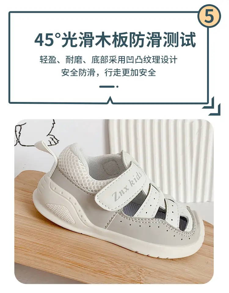 Pink Mesh Toddler Sandals for Girls Summer Wear — feature 9