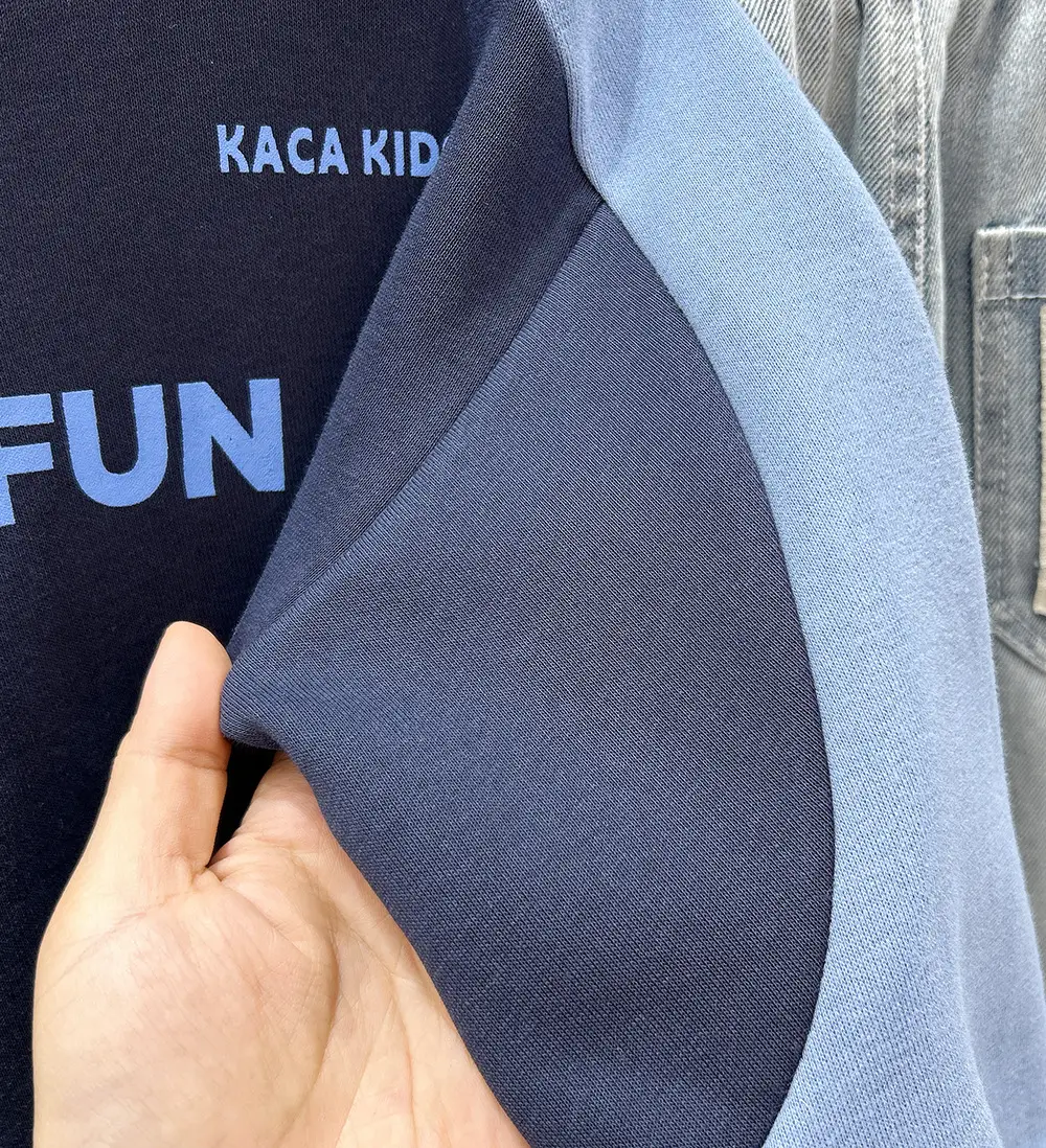 Boys Sweatshirt Set Forever Fun Grey Black 2025 — feature 8