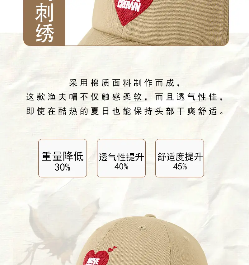 Women's Heart Embroidered Baseball Cap Maroon — feature 16