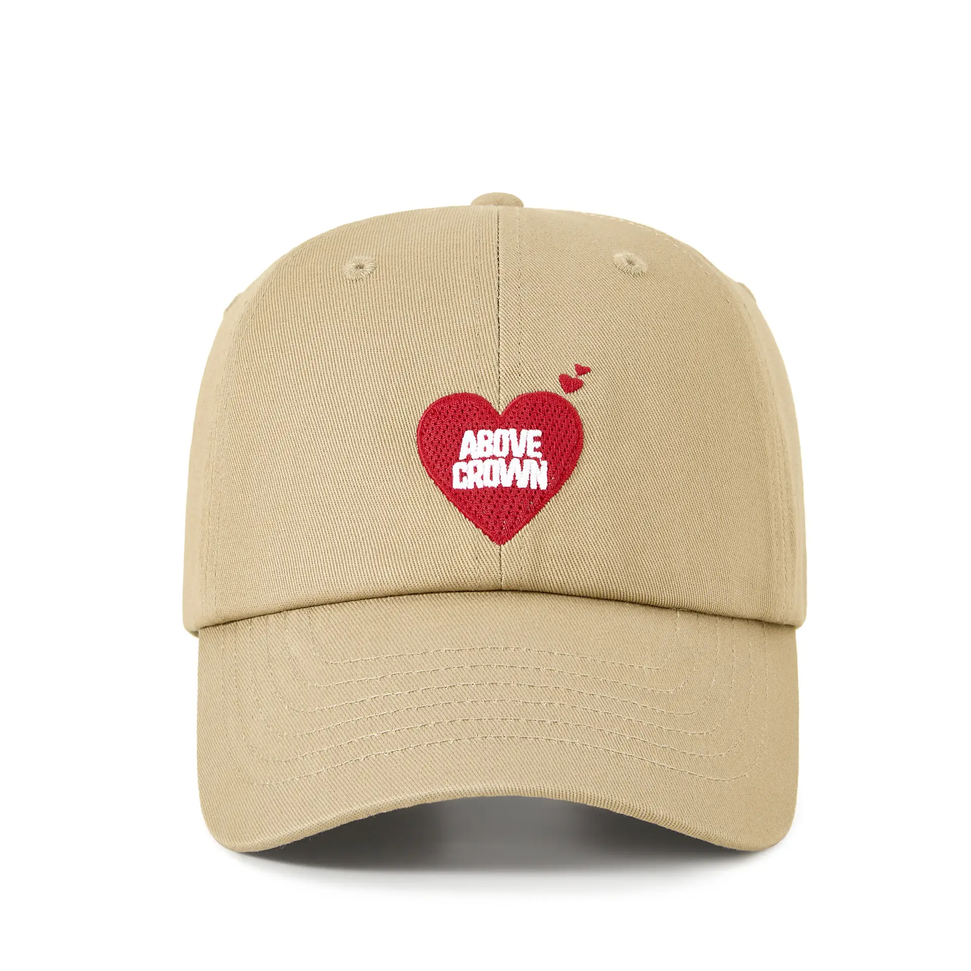 Women's Heart Embroidered Baseball Cap Maroon - Image 7