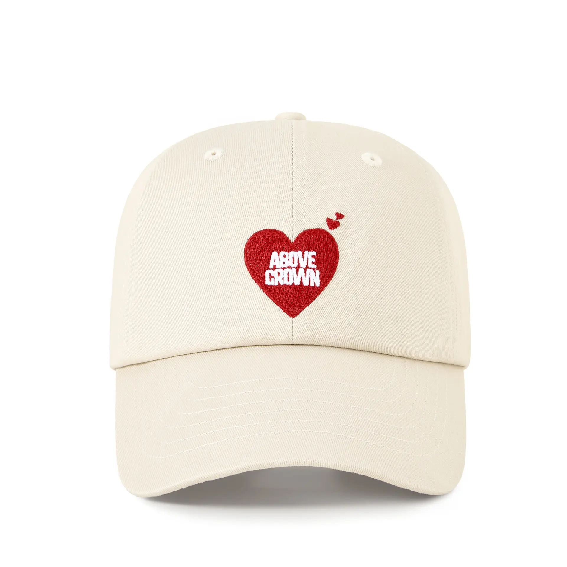 Women's Heart Embroidered Baseball Cap Maroon - Image 8