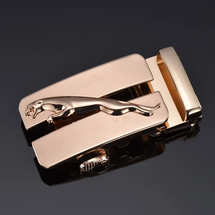 Men's Automatic Belt Buckle Black Gold 3.5" - Image 25