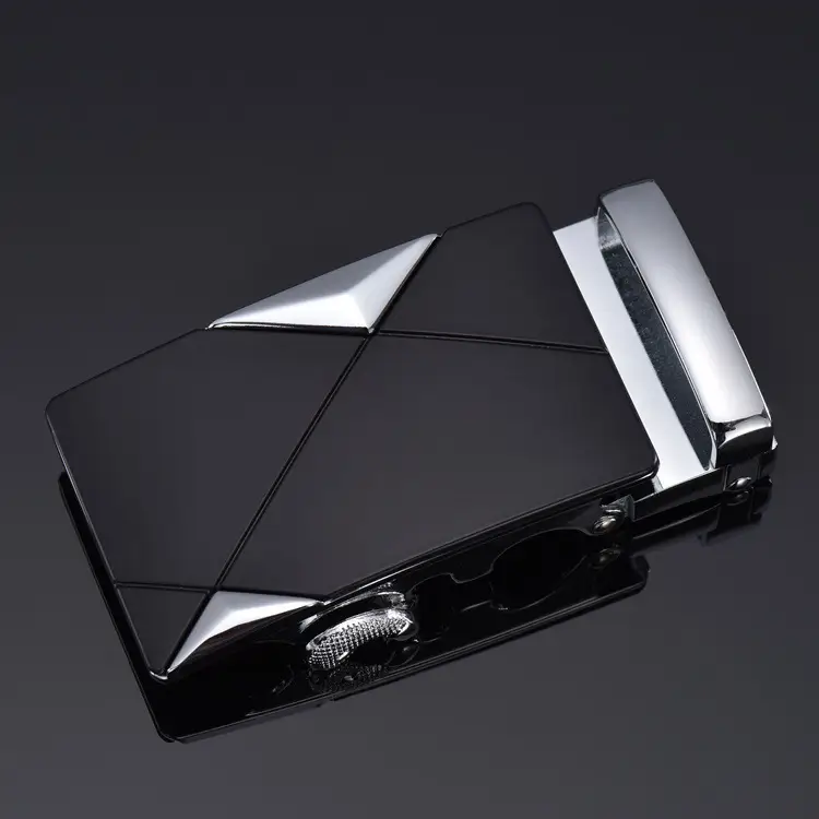 Men's Automatic Belt Buckle Black Gold 3.5" - Image 18