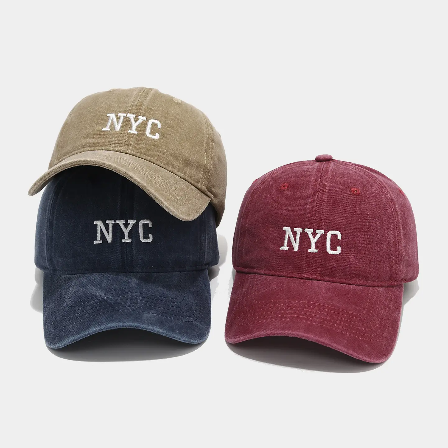 Nyc Embroidered Baseball Cap for Men Women — feature 2