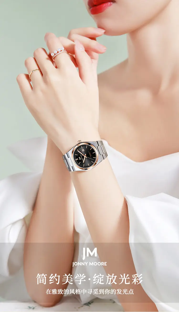 Women Business Fashion Watch Waterproof Luminous Calendar — feature 1
