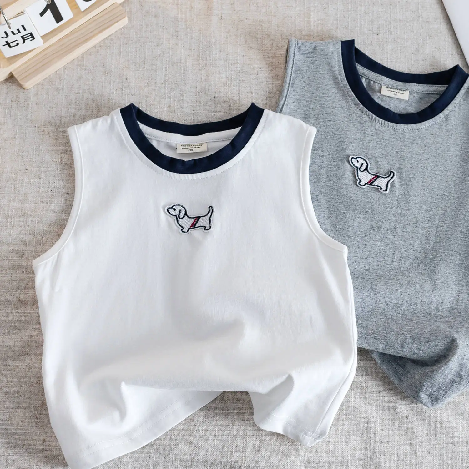 Children's Vest Boys Pure Cotton 2025 Summer — feature 2
