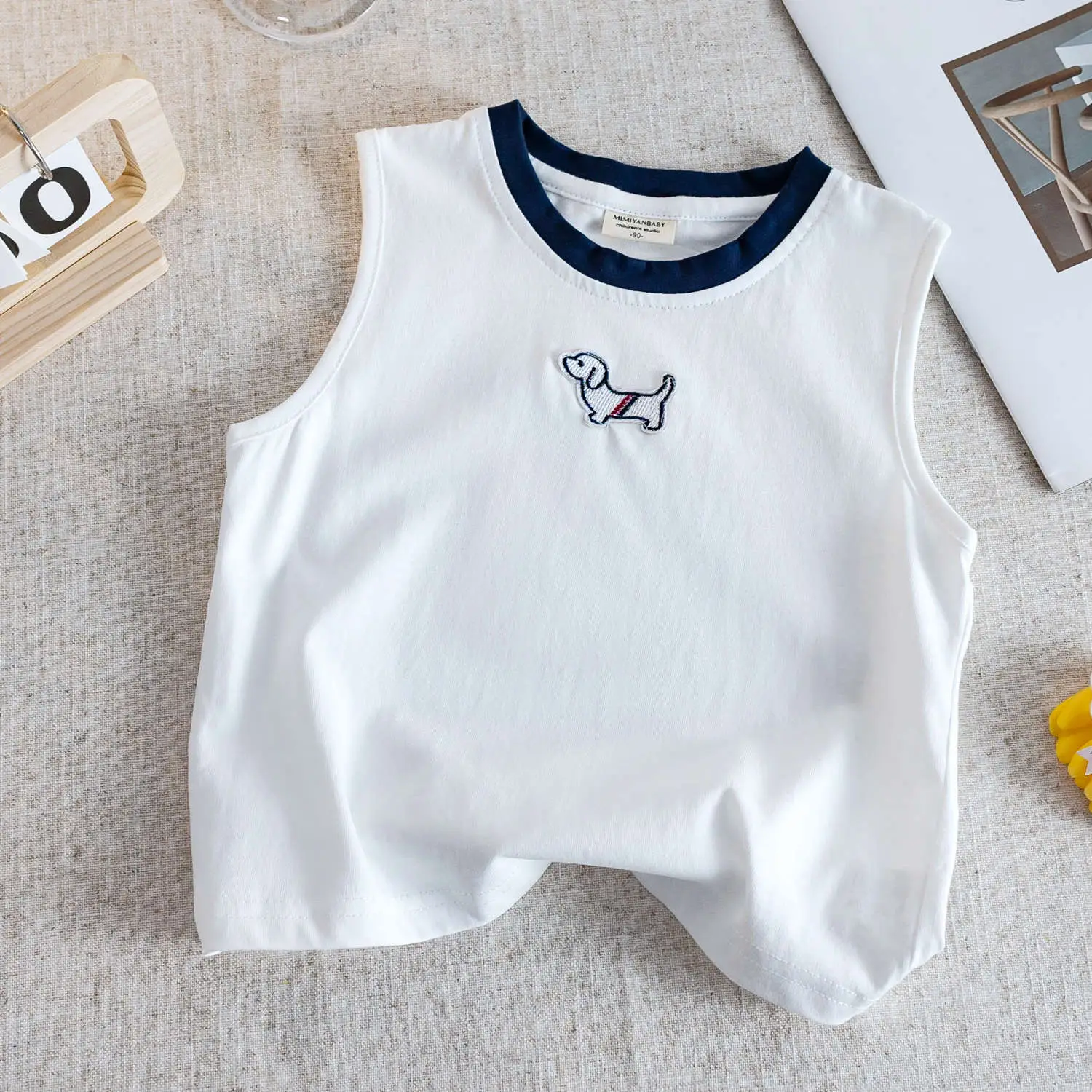 Children's Vest Boys Pure Cotton 2025 Summer — feature 3