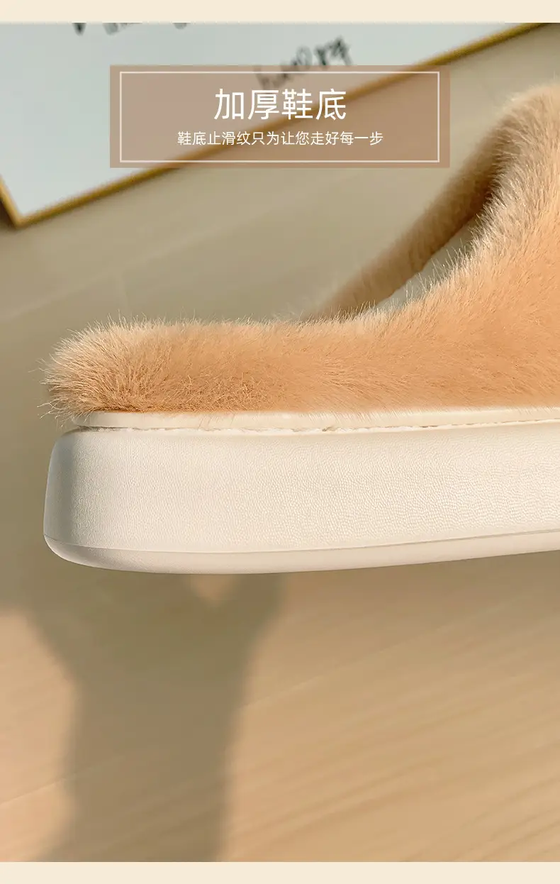 New Cartoon Kapibara Warm and Wear-Resistant Eva Large White Sole Cotton Slippers for Women Wholesale Soft Home Delivery — feature 8