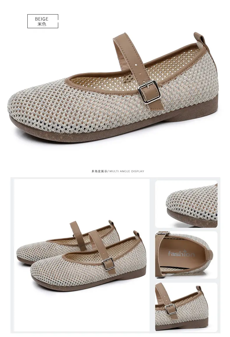 Women Fly Woven Mesh Mary Jane Shoes 2025 — feature 45