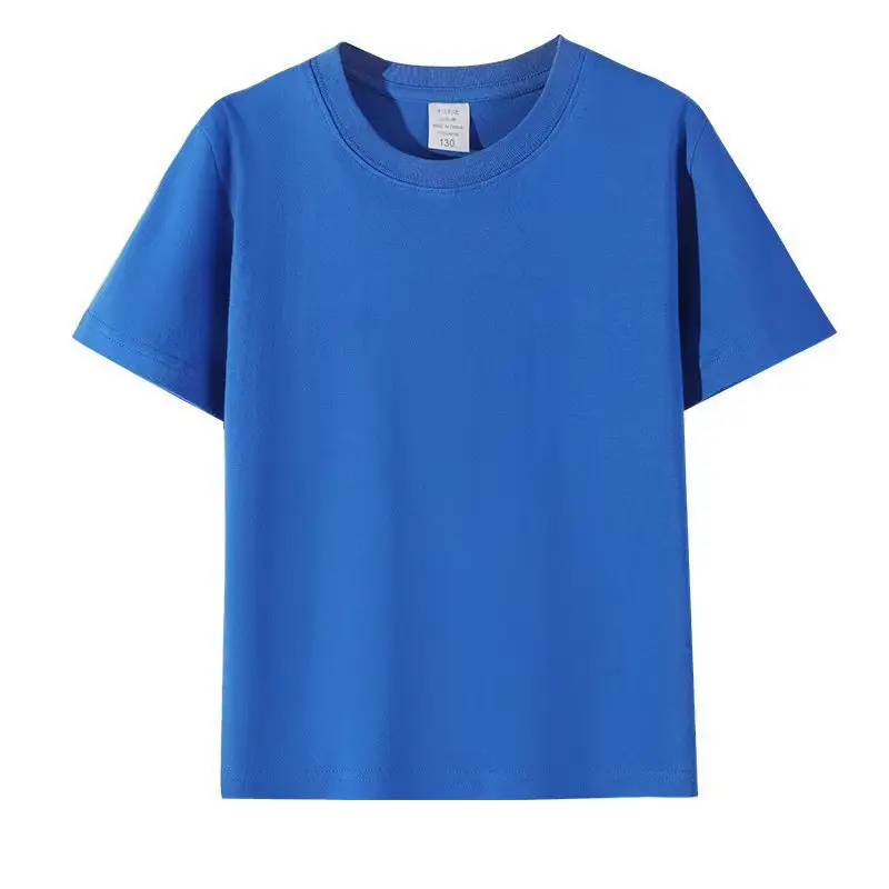 Boys Pure Cotton Yellow T-Shirt Round Neck Short Sleeve - Image 5