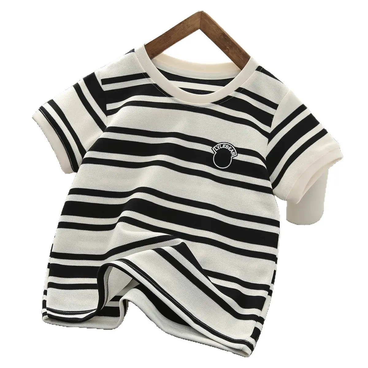 Boys Striped Half Sleeve T-Shirt Medium to Large - Image 7