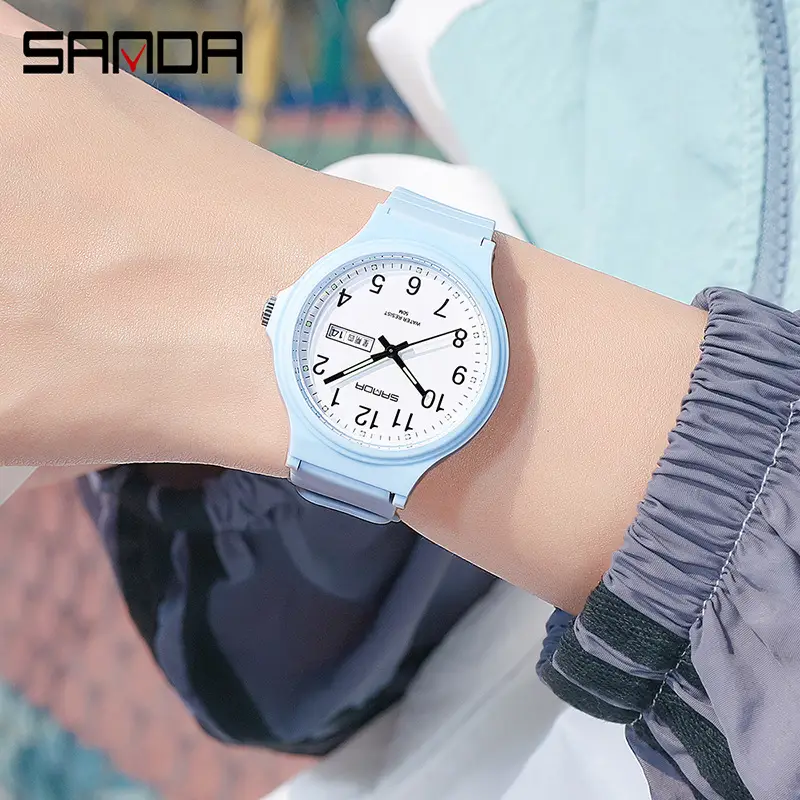 Sanda Black Dual Language Watch for Boys Girls - Image 16