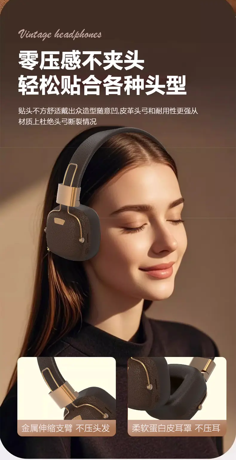 2026 Bluetooth 5.3 Over Ear Headphones with Heavy Bass — feature 8