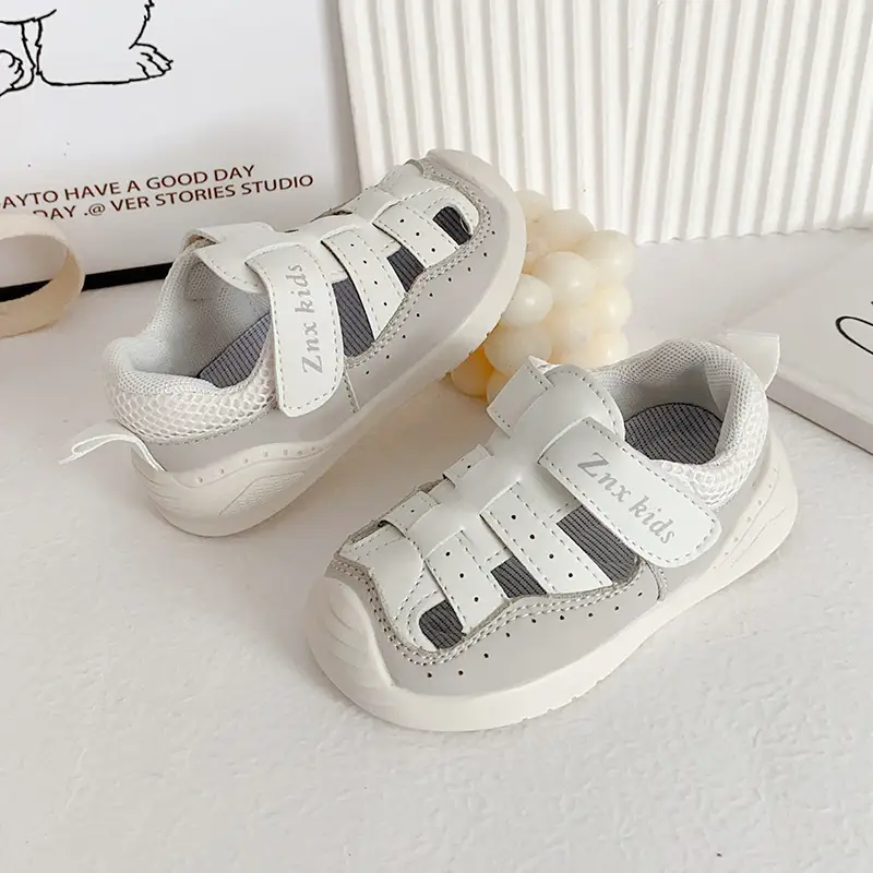 Pink Mesh Toddler Sandals for Girls Summer Wear