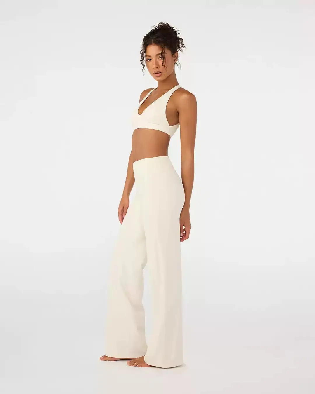 Foreign Trade Cross-Border Yoga Suit for Women with Chest Pads, Chest-Wrapped and Beautiful Back Bra, High-Waisted Quick-Drying Sports Fitness Training Pants — feature 18