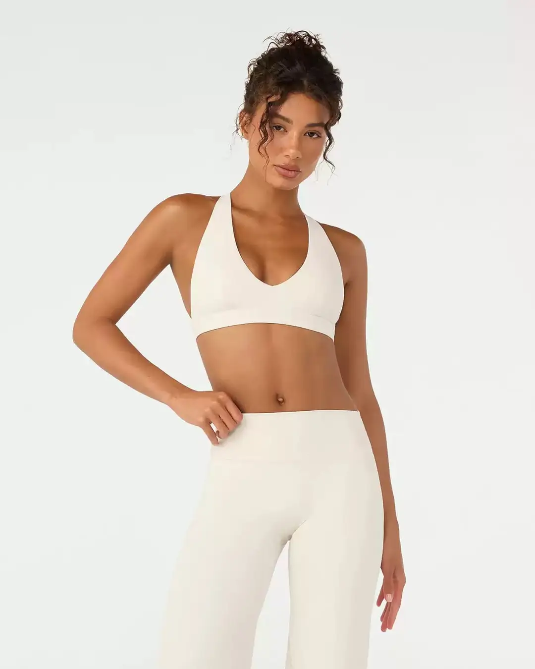 Foreign Trade Cross-Border Yoga Suit for Women with Chest Pads, Chest-Wrapped and Beautiful Back Bra, High-Waisted Quick-Drying Sports Fitness Training Pants — feature 19