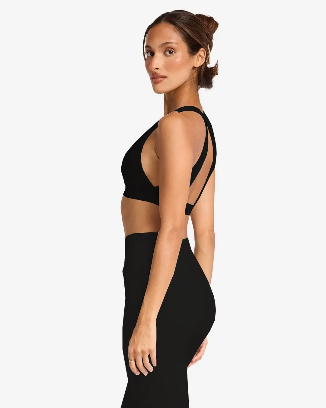 Foreign Trade Cross-Border Yoga Suit for Women with Chest Pads, Chest-Wrapped and Beautiful Back Bra, High-Waisted Quick-Drying Sports Fitness Training Pants — feature 24