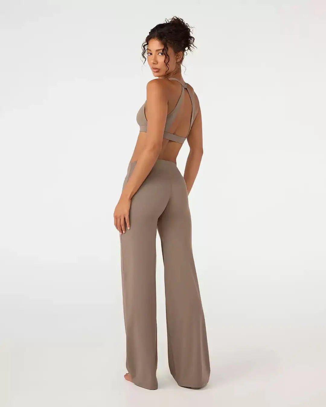 Foreign Trade Cross-Border Yoga Suit for Women with Chest Pads, Chest-Wrapped and Beautiful Back Bra, High-Waisted Quick-Drying Sports Fitness Training Pants — feature 31