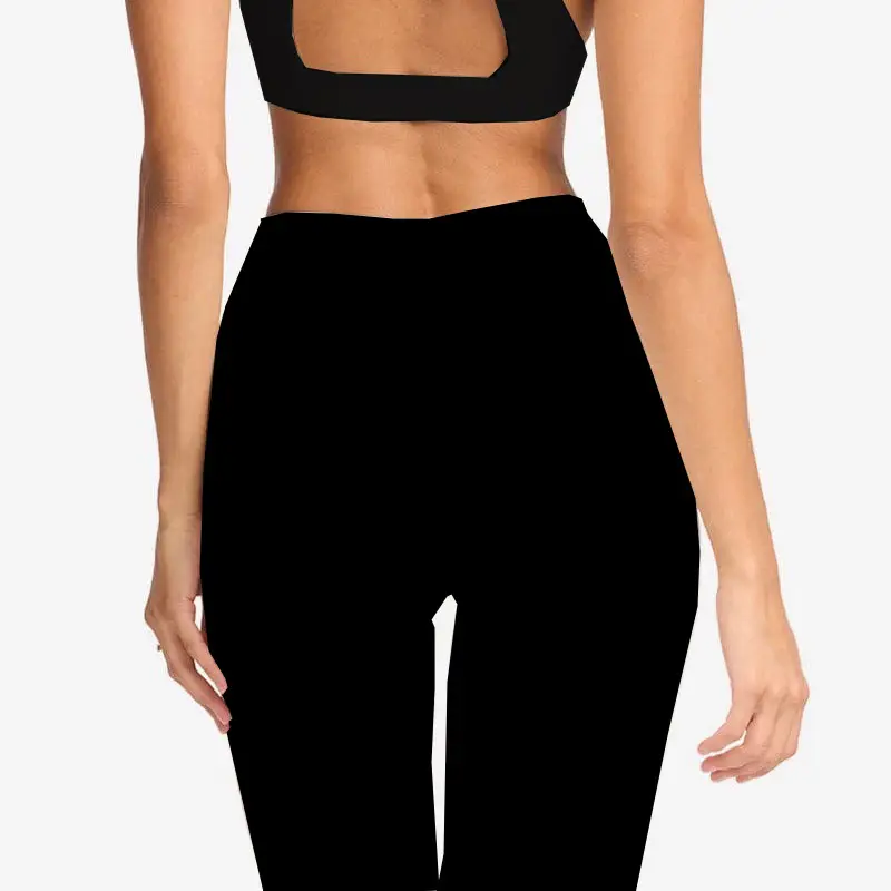 Foreign Trade Cross-Border Yoga Suit for Women with Chest Pads, Chest-Wrapped and Beautiful Back Bra, High-Waisted Quick-Drying Sports Fitness Training Pants