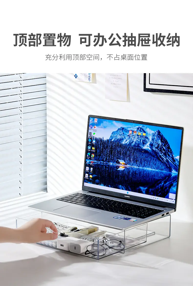Transparent Acrylic Makeup Storage Box 9 Drawer 12cm β feature 19