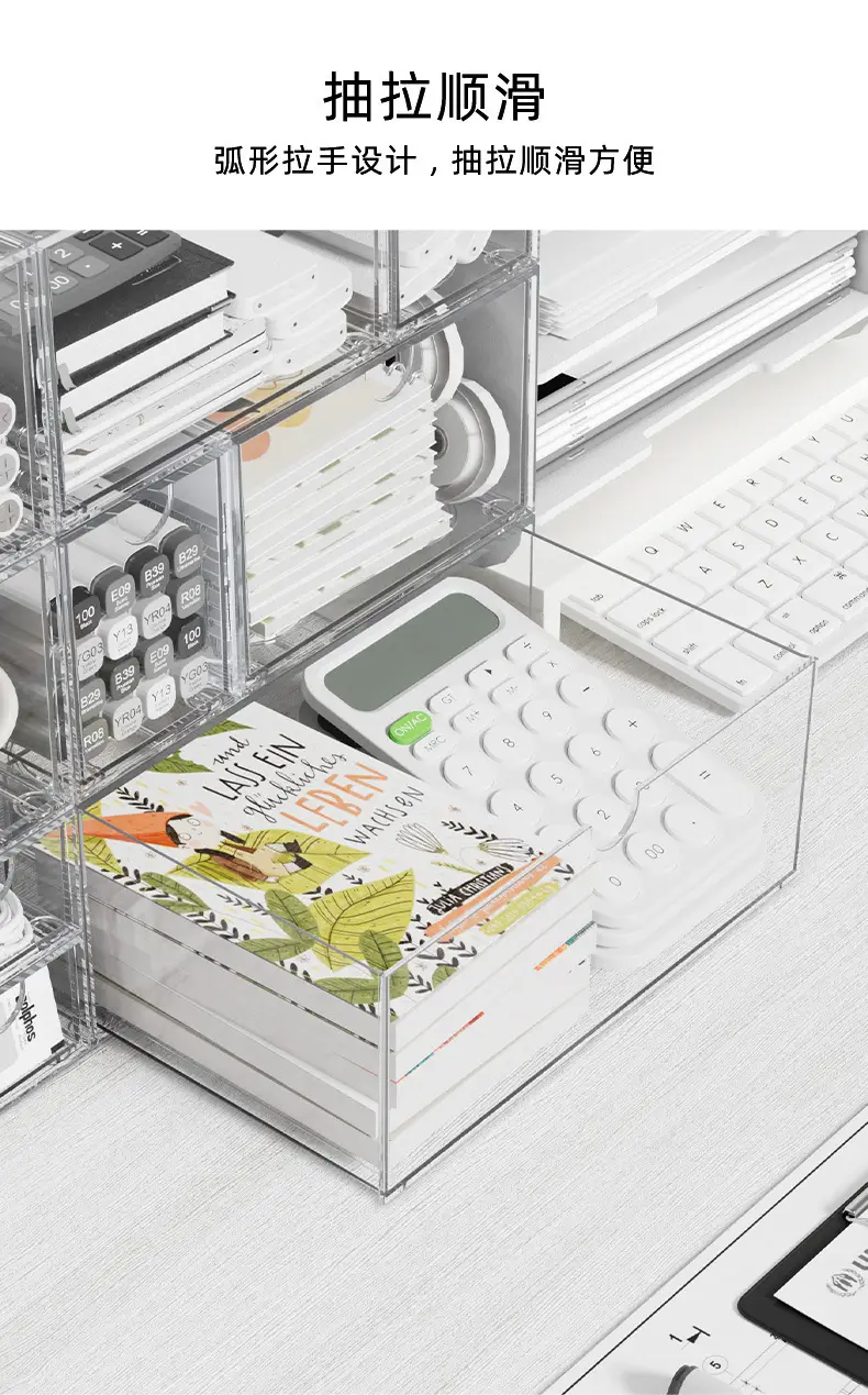 Transparent Acrylic Makeup Storage Box 9 Drawer 12cm β feature 5