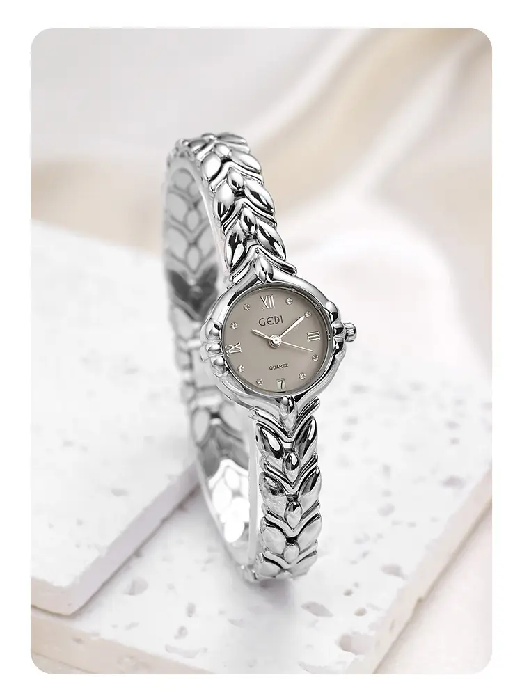 Gold Wheat Braided Watch for Women Luxury Quartz — feature 13