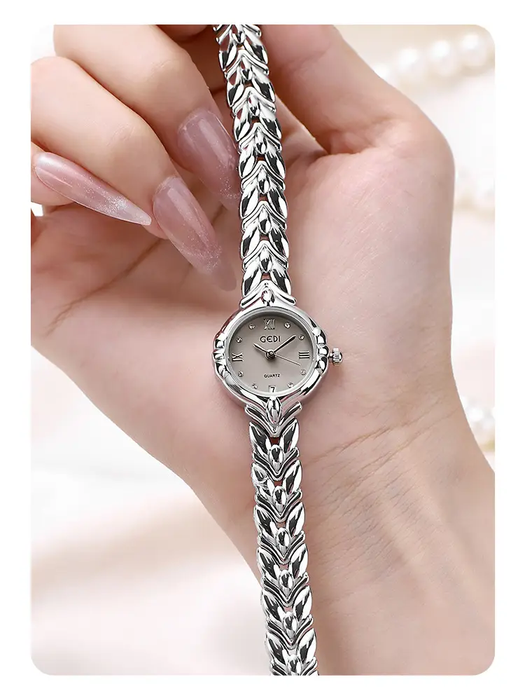 Gold Wheat Braided Watch for Women Luxury Quartz — feature 14