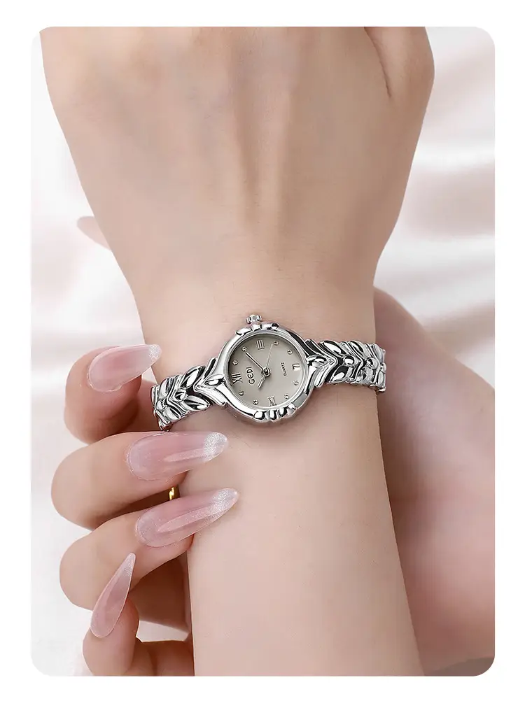 Gold Wheat Braided Watch for Women Luxury Quartz — feature 15
