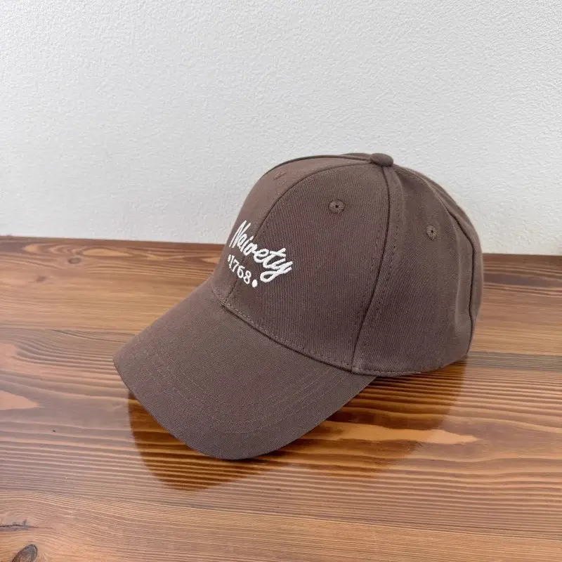 Women Embroidered Baseball Cap Brown Large Head — feature 19