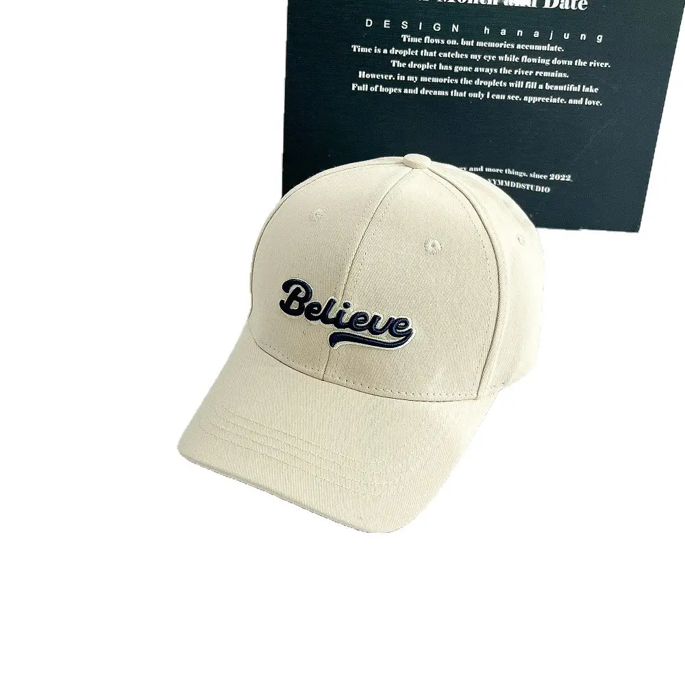 Men's Black "Believe" Embroidered Cap - Image 11
