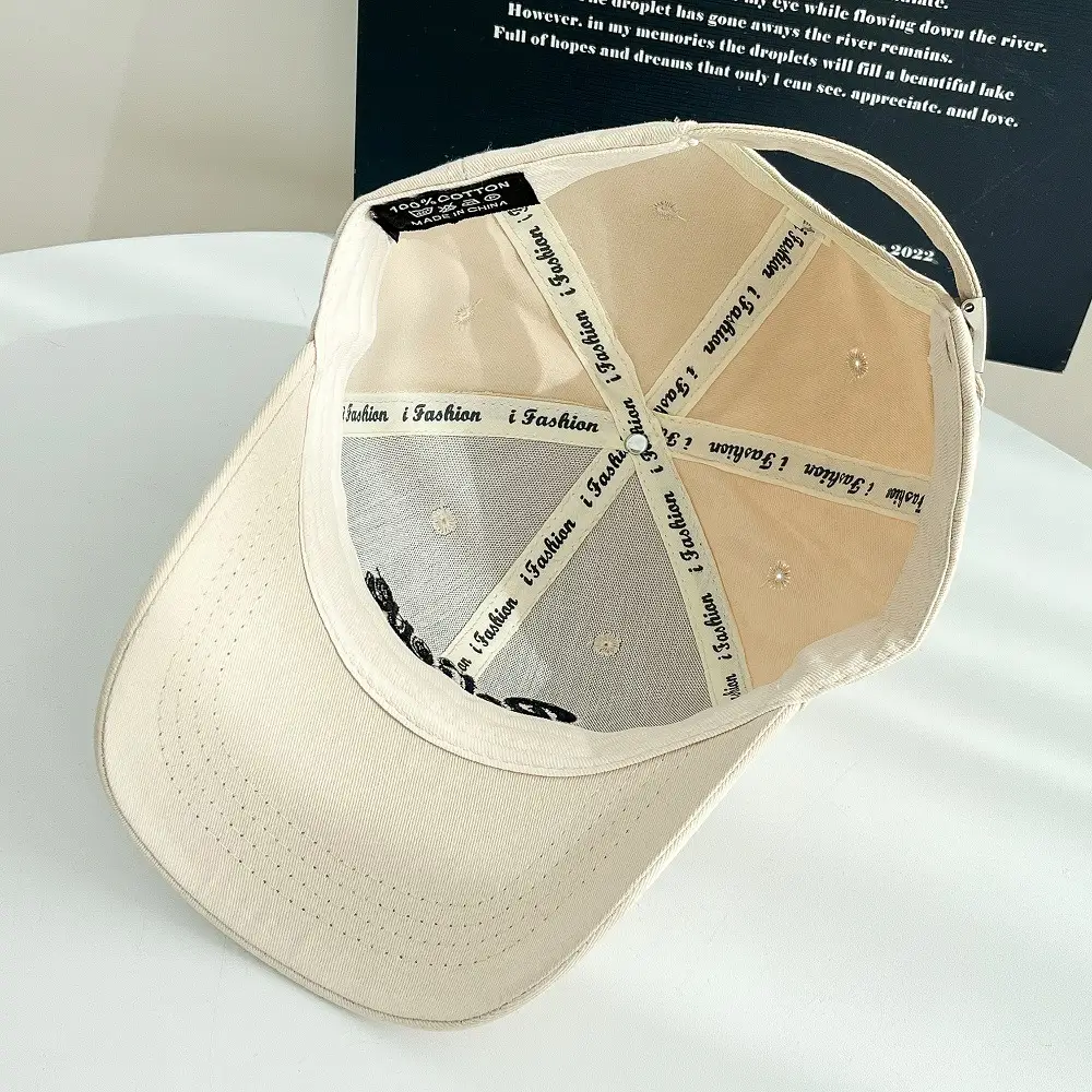 Men's Black "Believe" Embroidered Cap — feature 13
