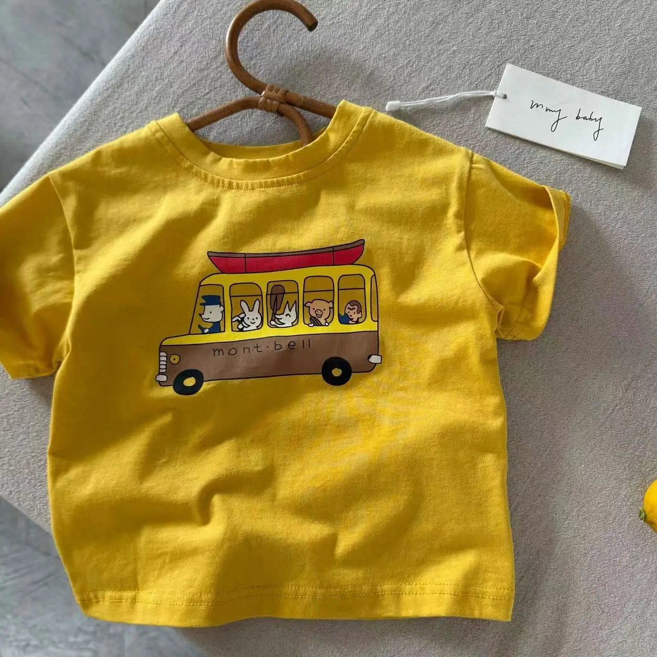 Children's Cartoon Printed T-Shirts Summer Wear - Image 7