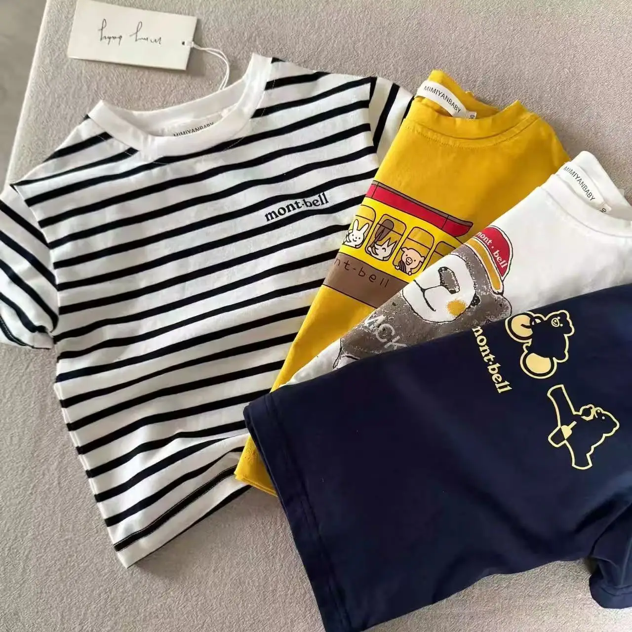 Children's Cartoon Printed T-Shirts Summer Wear — feature 3
