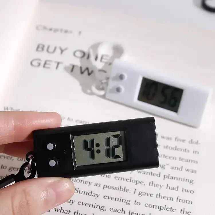 Portable Digital Silent Keychain Watch for Kids - Image 11