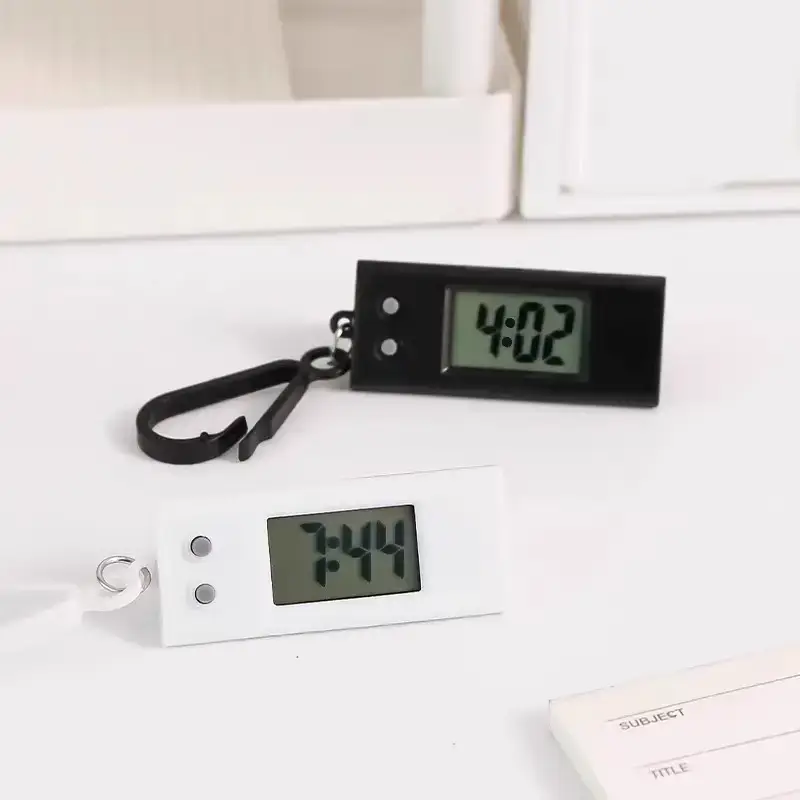 Portable Digital Silent Keychain Watch for Kids - Image 3
