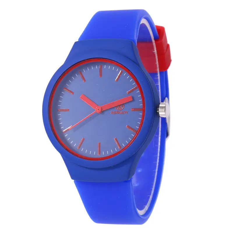 Women's White Silicone Watch with Turquoise Dial - Image 2