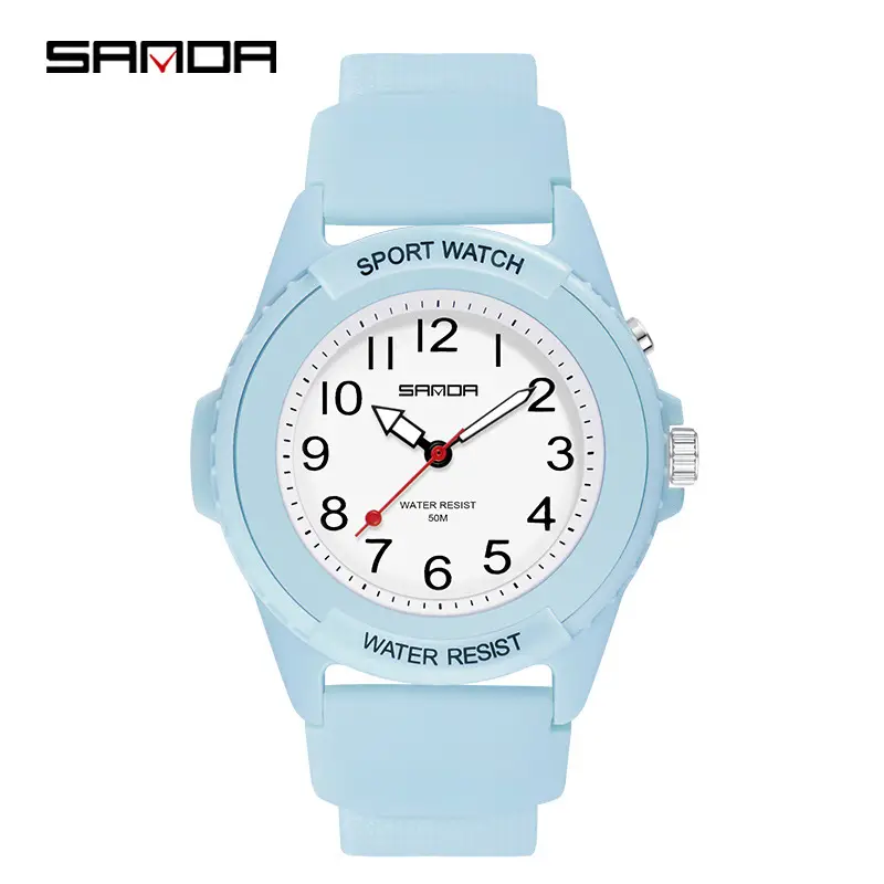 Sanda Green Quartz Sport Watch for Men Women - Image 11