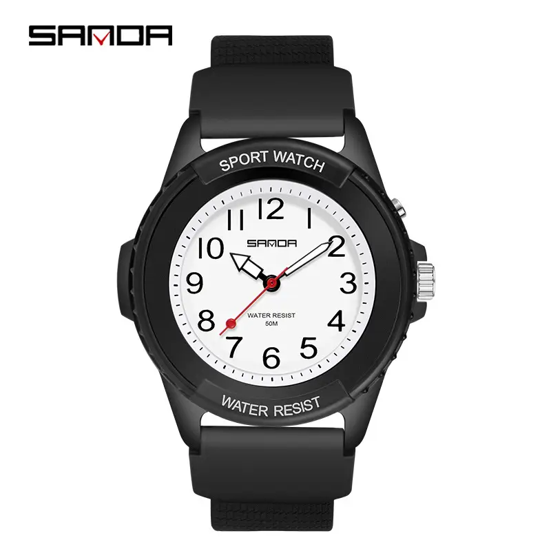 Sanda Green Quartz Sport Watch for Men Women - Image 12