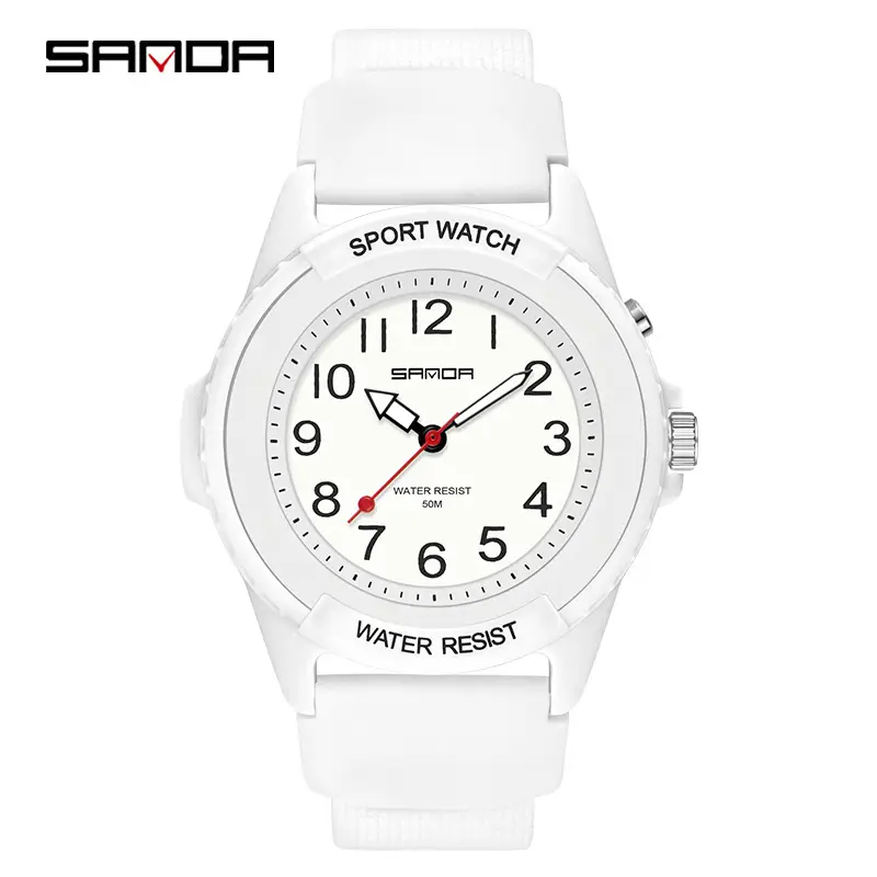 Sanda Green Quartz Sport Watch for Men Women - Image 6
