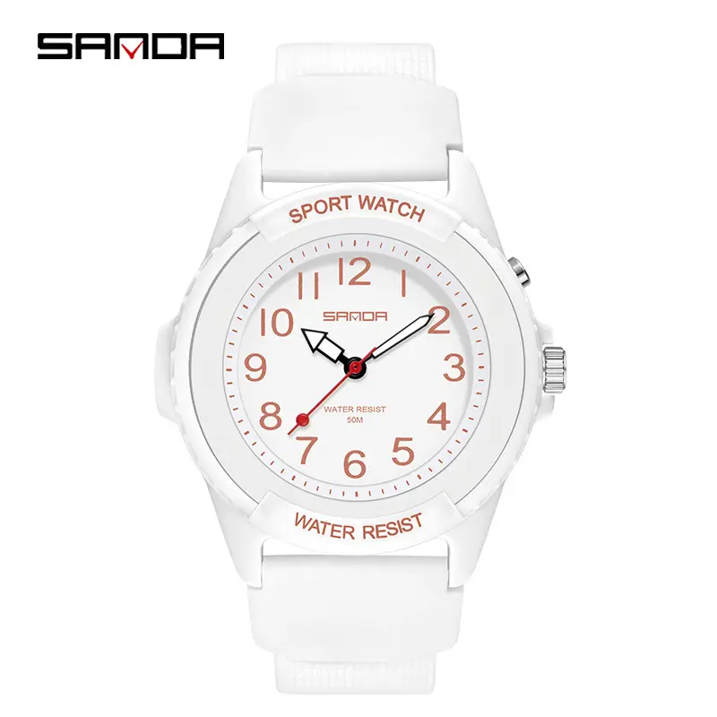Sanda Green Quartz Sport Watch for Men Women - Image 7