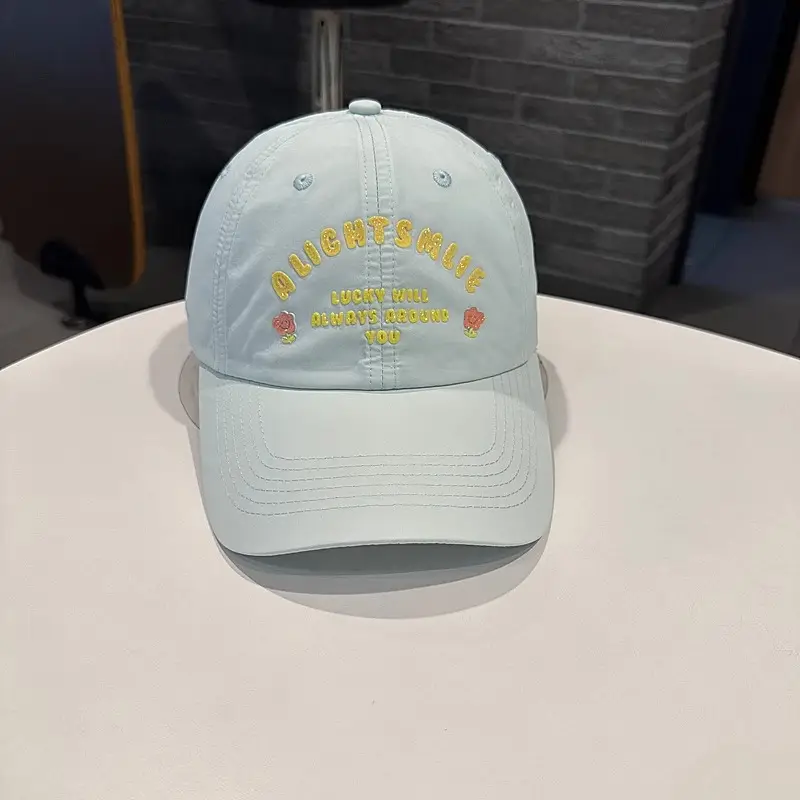 Floral Pink Baseball Cap for Women Spring Summer - Image 5