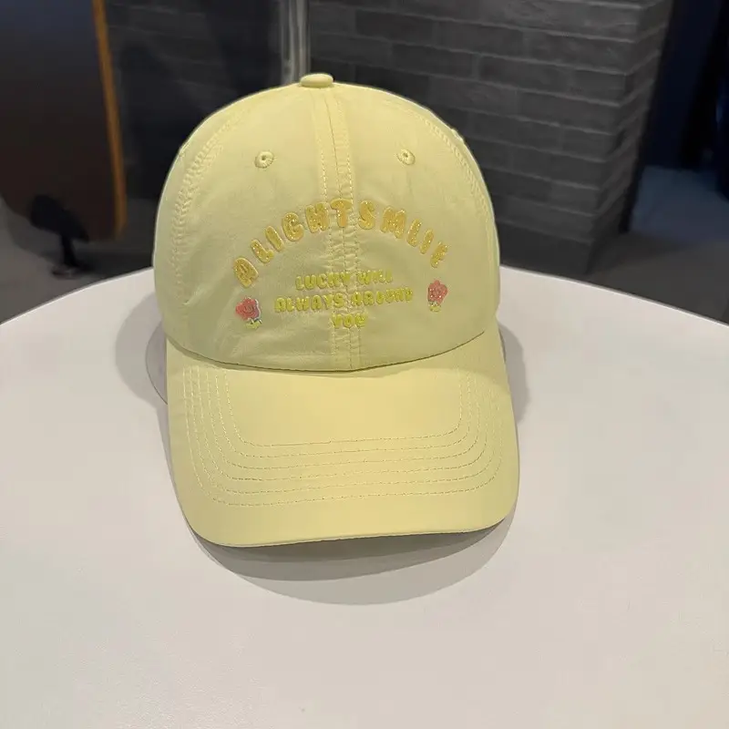 Floral Pink Baseball Cap for Women Spring Summer - Image 6