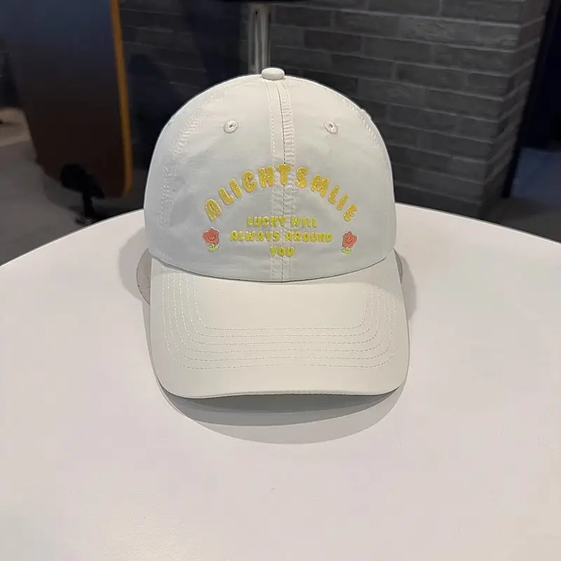 Floral Pink Baseball Cap for Women Spring Summer - Image 7