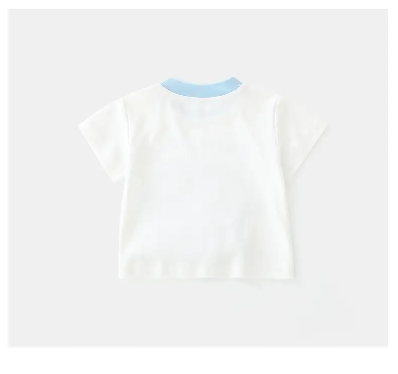 Korean Style Baby T-Shirt Blue Cartoon 2025 — feature 18