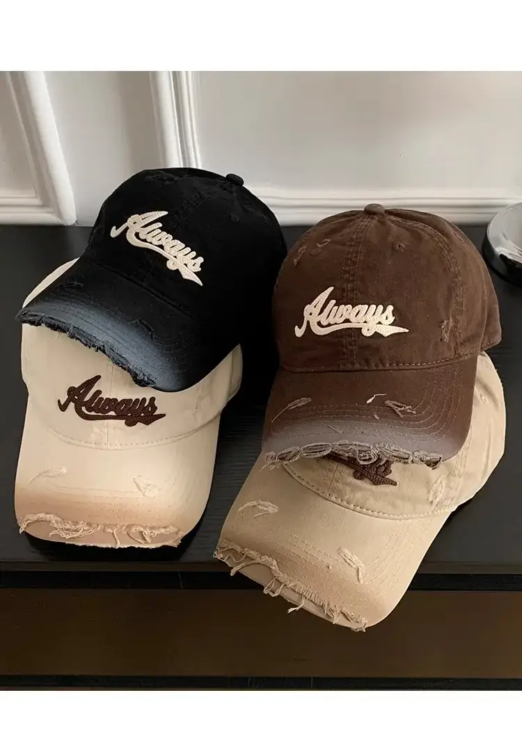 Pink American Retro Baseball Cap for Women Summer Wear — feature 12
